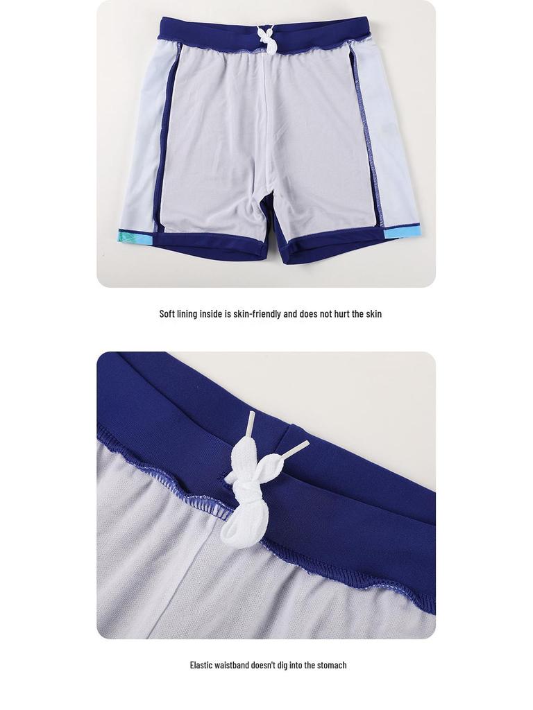 2025 Boys' Summer Swimsuit Set: Stylish Split Swimwear & Trunks for Teens and Kids
