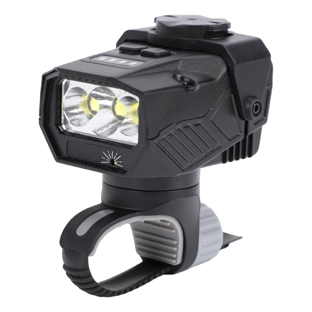 Bike Light Rechargeable Mountain Bike Headlight Wide Beam Rechargeable Water Proof Portable for Night Riding
