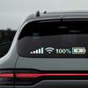 Car Sticker Helmet WIFI 100 Percent Battery Reflective Exterior Decoration Wall