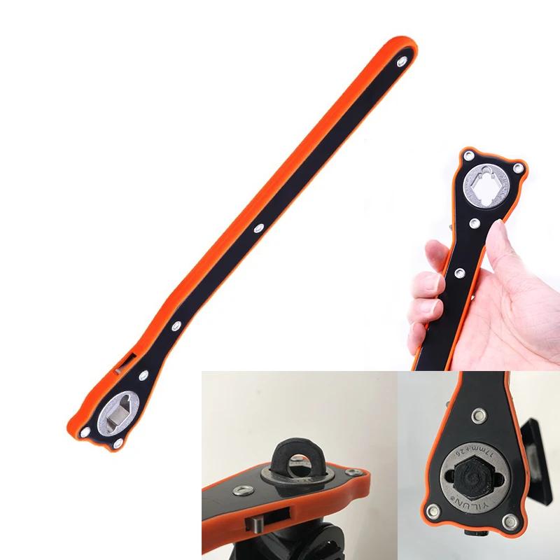 Car Labor-saving Jack Ratchet Wrench Scissor Jack Garage Tire Wheel Lug Wrench Handle Labor-saving Wrench Car Repair Tool