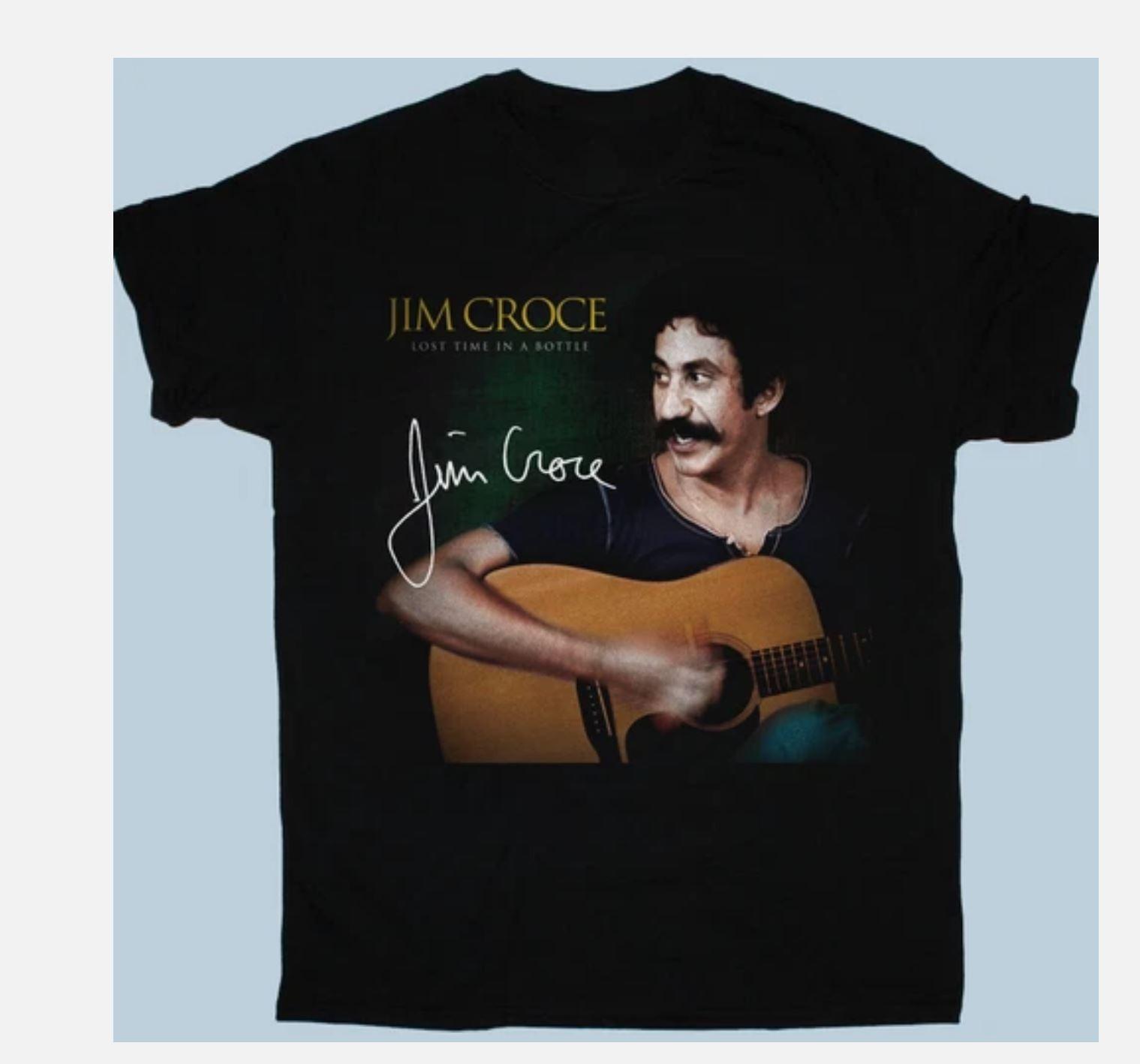 Rare Jim Croce Signature T Shirt S to 5XL Gift Fans XXL
