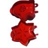 Christmas Cookie Pie Molds Plastic Cutters for Tree Snowflake Mittens Designs Mini Hand Pie Press
