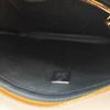 [Pre-Owned] Monogram Print Zipper Closure Faux Leather Clutch Bag Medium - Very Good #F57THA