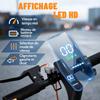 TODIMART T6S Foldable Electric Scooter for Adults – 650W Peak Motor, 30KM Range, 36V 7.8Ah Battery, with Turn Signals, Suspension