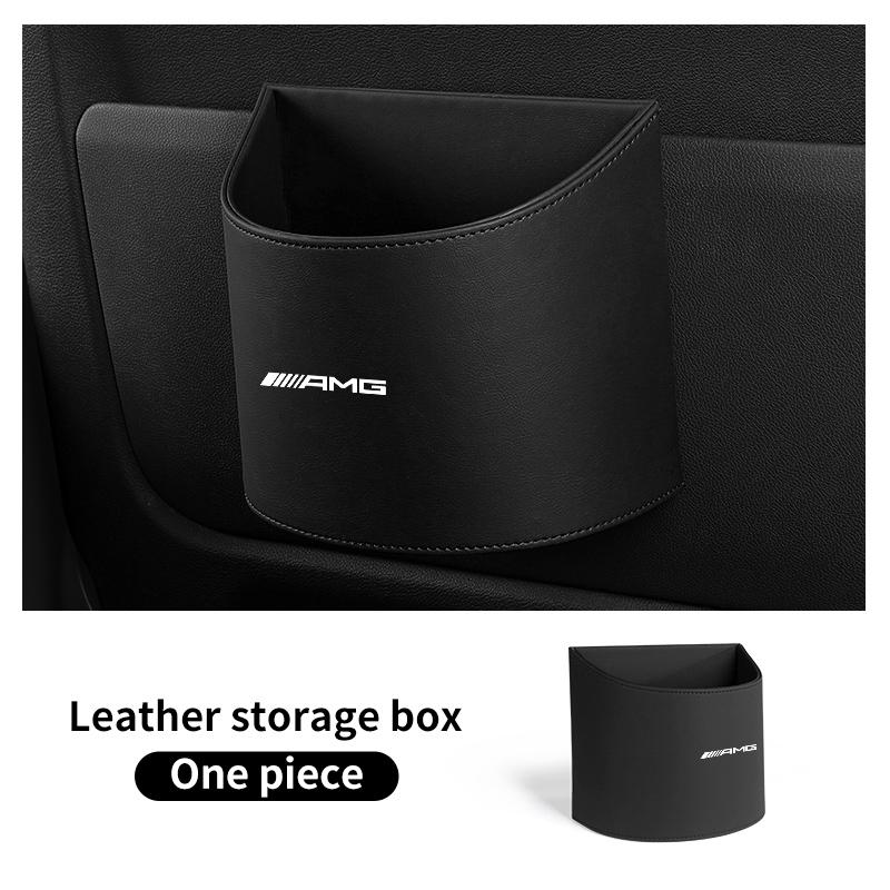 

Car Sticker For Mercedes Benz Car Trash Bin Interior Miscellaneous Storage Box Storage Box AMG C180 C300 W124 W176 W177 C200 C26