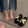 Height-increasing versatile non-slip with skirt cover, toe cool slippers, summer and Korean version thick-soled slippers, women's summer outer wear 2