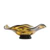 Glass Tray Spotted Glass Fruit Plate Flower Vase Desk Storage Tray Wave-shaped Bowl Fruit Storage Trays Jewelry Dish