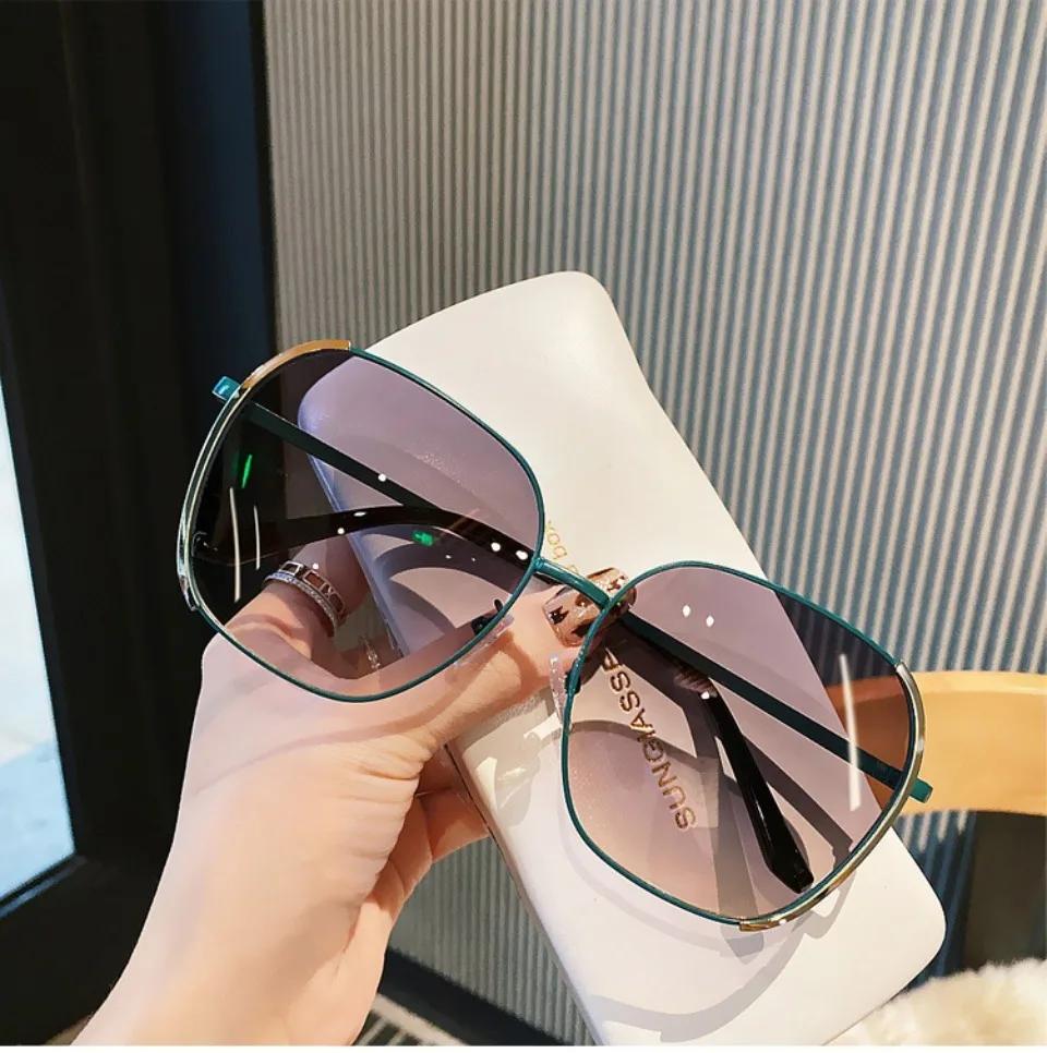 Vintage Oversized Rectangle Sunglasses Women Ultralight Large Frame Square Sun Glasses Female UV400 Lentes  Mujer