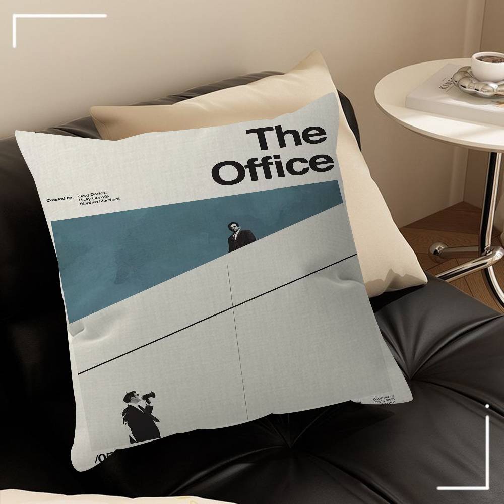 Vintage Movie Poster TV Film The Office Office Cushion Pillowcase Car Cushion Cover45X45CM Lumbar Pillowcase Sofa Pillowcover