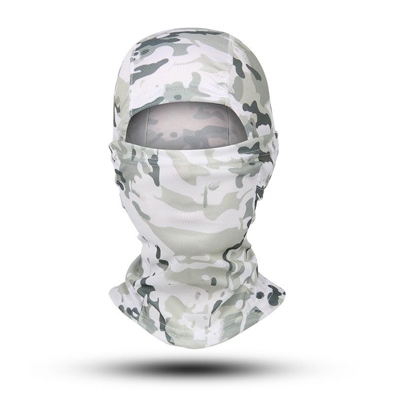 "Herren Camouflage Sonnenschutz Nacken- & Kopfbedeckung: Sommer Rad- & Angelmaske, Staubdichter Schal, Cooles Kopftuch"