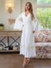 2025 Middle Eastern Arabian Long Sleeve V-Neck Casual Dress