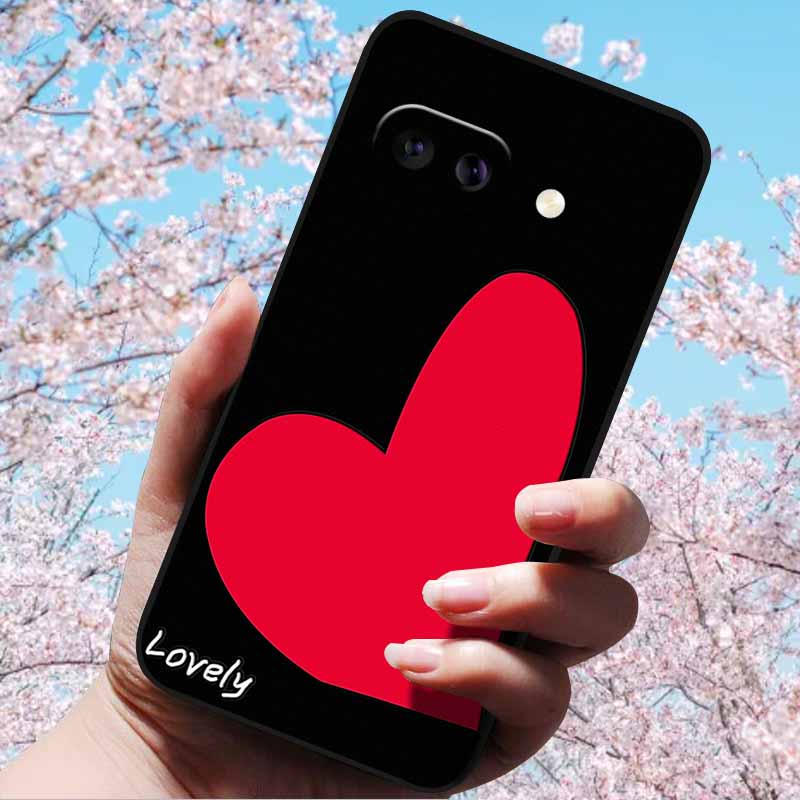 For Google Pixel 9a 3D Relief Flower Emboss Soft Silicone Case Cartoon Painted Back Cover for Google Pixel 9a 9 A 3D Relief Case
