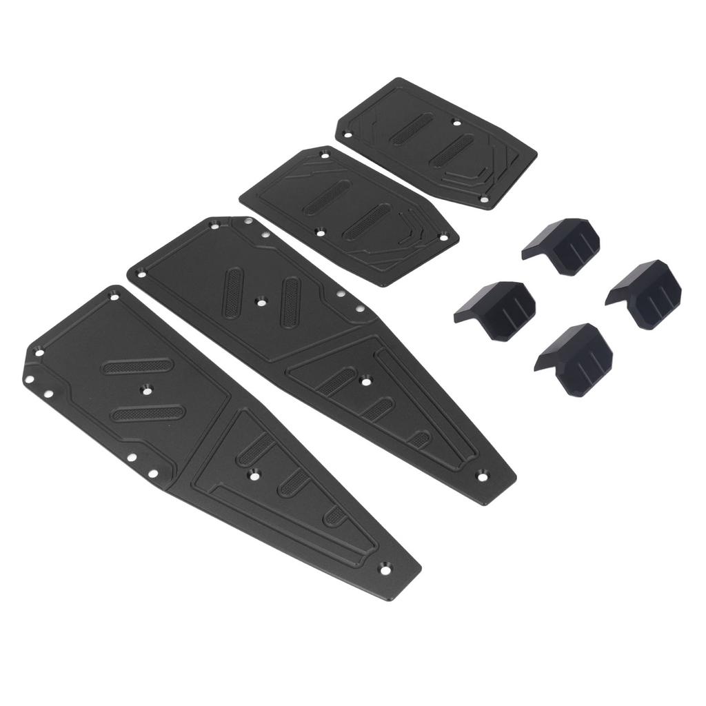 Motorcycle Footboard Steps Durable Increased Stability Comfort Replacement for Aprilla SR GT200 GT125 Black