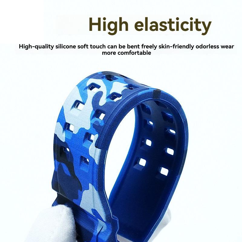 Soft resin silicone strap For Casio G-Shock Master 5502 Air GPW-2000 watch band waterproof replacement wristband
