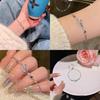 Star Moon Sophisticated Zircon Bracelet For Women Fashionable Chic Jewelry