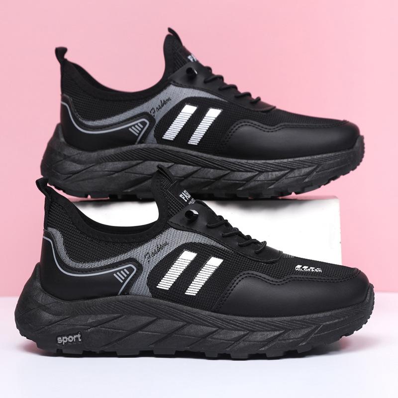 Lightweight the Elderly Shoes Spring and Summer Comfortable Non-slip Women's Shoes Square Dance Soft-soled Sports Shoes