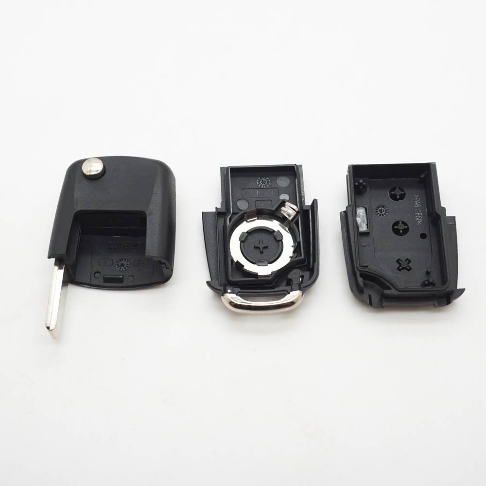 Cocolockey 2/3/4 Button Remote Flip Folding Key Shell for Vw Golf Jetta Passat Bora Sharan Touran for Seat Leon Car Accessories