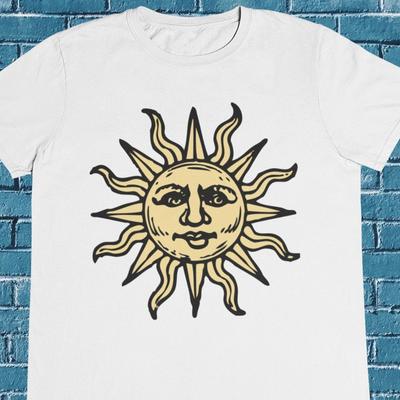 The Sun T Shirt - Sun T Shirt - Retro Sun T Shirt - Tarot Sun T Shirt