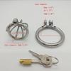 Stainless Steel Jewelry with Ring Cage Short Lock for Man Male