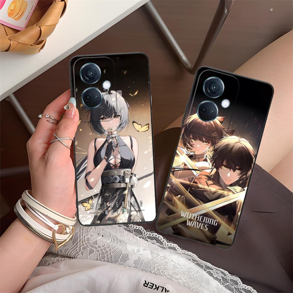 Wuthering Waves Rover Matte TPU Mobile Phone Case for OPPO Reno 14 13 12 11 10 9 8 7 6 5 F T Pro 5G Colorful Printing Cover