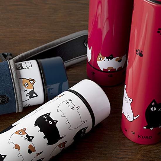 Nyanya Stainless Steel Petit Bottle, 200ml, Face Design, 98162