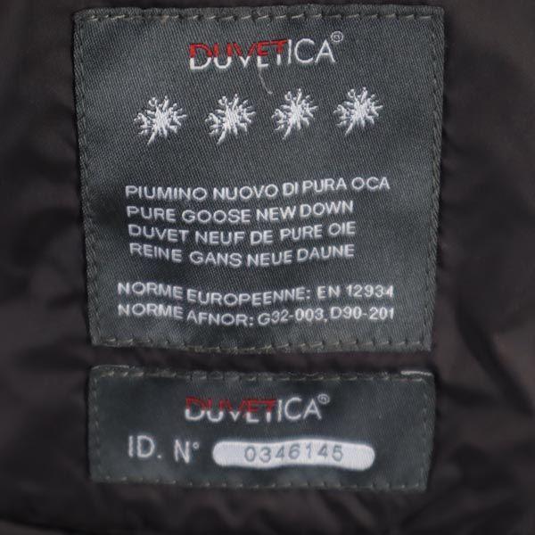 DUVETICA Long Sleeve Down Jacket 46 Black Series Men's Used
