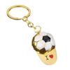 New Model Football Keychain, Colorful Baseball Cap, Alloy Imitation Football Player Keychain, World Cup Bag Pendant, Hanging Piece