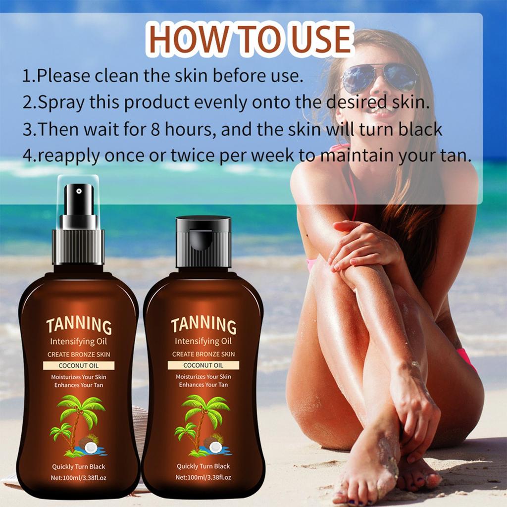 Tanning Spray Facial Tanning Micro Spray Refreshing Non-greasy  100ml