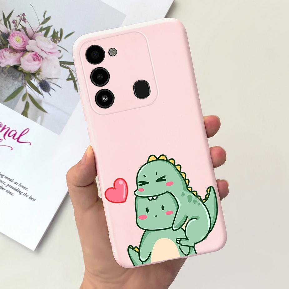 For Tecno Spark 8C Case KG5k KG5j KG5n Stylish Candy Painted Cover Soft Silicone Phone Case For Tecno Spark Go 2022 Spark8C Bags
