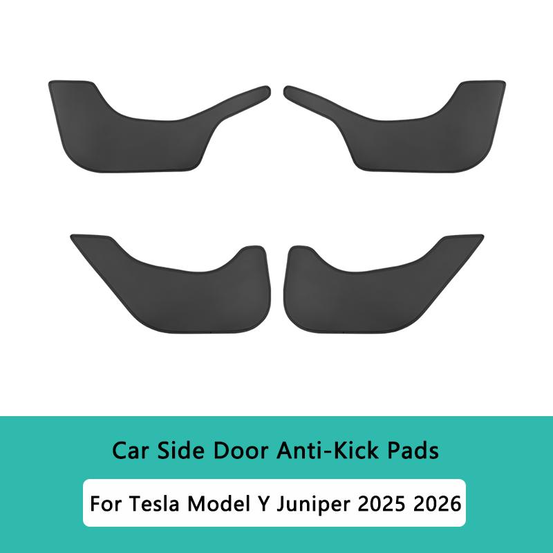 For Tesla Model Y Juniper 2026 Accessories Car Door Anti Kick Pad Front Rear Door Side Panel Protection Pad Interior Accessories