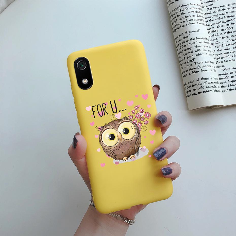 For Xiaomi Redmi 7A Case Daisy Sunflower Painted Soft Silicon Phone Back Cover Cases For Xiaomi Redmi 7A 7 A Redmi7A Case Fundas