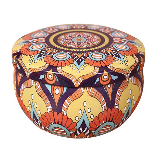 

Этнический стиль банка для хранения конфет винтажная жестяная банка многоцелевая для ювелирных изделий сахара чайного листа жестяная контейнер кухонная банка украшение B