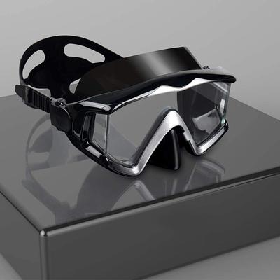 Professionelle Silikon-Tauchmaske Ausrüstung Schnorchel für Erwachsene UV-Wasserabweisend Schwimm-UV-Schutzbrille für Männer und Frauen