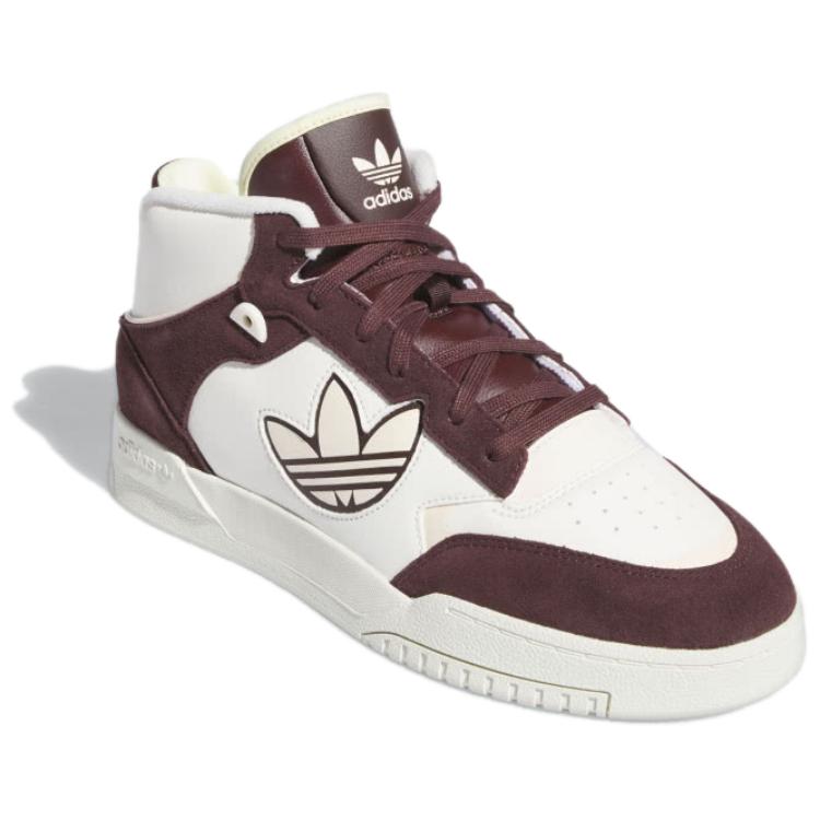 Adidas Originals Drop Step XL 2.0 Comfortable Versatile Non-Slip Durable Mid-Top Skate Shoes Unisex Sneakers White IH2165