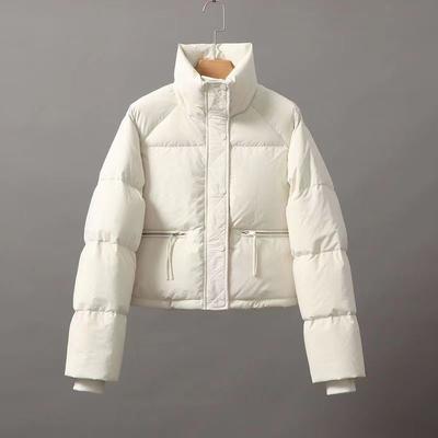 Women's Jacket Cotton Padded Clothes Short Korean Fashion Stand Collar Thicken Bread Jacket Women Coat Winter