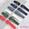Pulseira de Borracha de Alta Qualidade para Relógio Rolex Water Ghost Submariner Pulseira de Silicone para Daytona GMT OYSTERFLEX 20mm