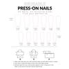 French White Tip Press on Nails Medium Natural Unbreakable Nail Simple Wear for Stage Performance Wear