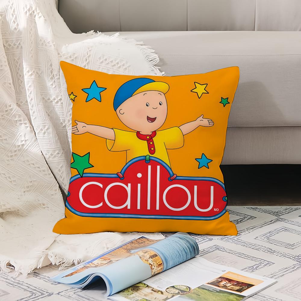Cartoon Cute Caillou Pillow Case Office Cushions Suitable For Sofa Car Bedroom Decorative Cushion Cover