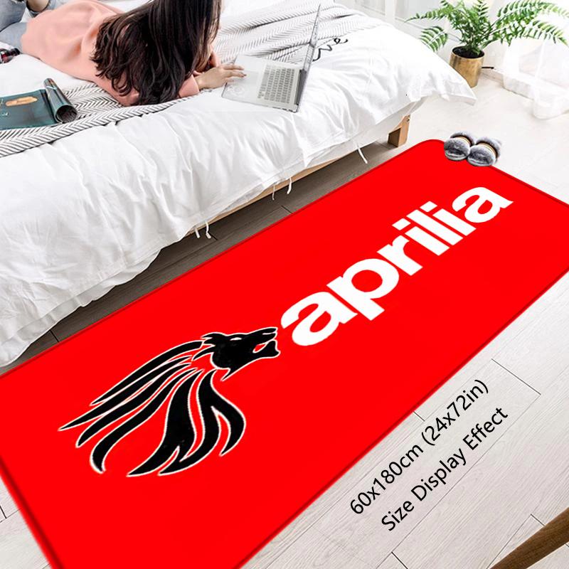Floor Mat Non-slip Foot Rug Italy Aprilias Racing Motorcycles Hallway Carpet Kitchen Water Absorbed Rugs Bedside Mats Home Decor