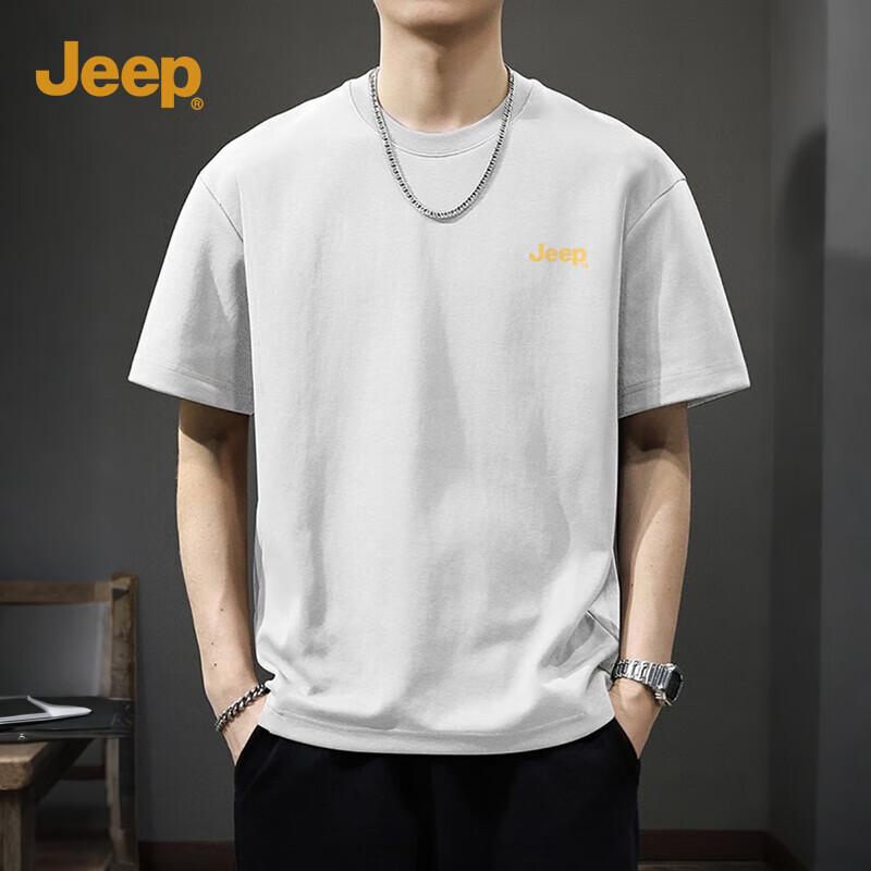 JEEP Men s Pure Cotton Short Sleeve T-Shirt XL