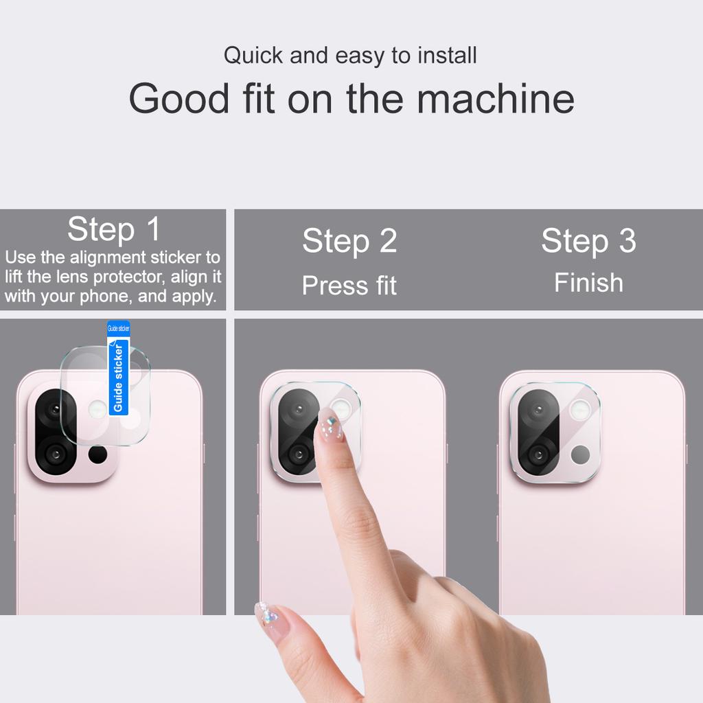 IMAK For OnePlus 13T 5G Camera Lens Protector Slim Tempered Glass Lens Film