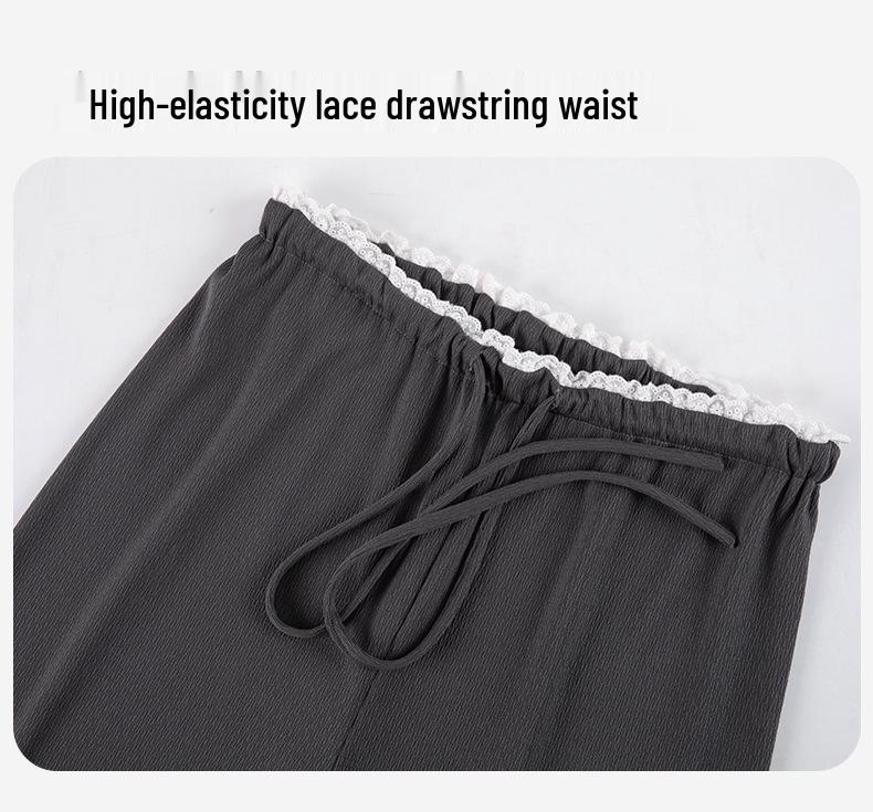 2026 Spring/Summer Maternity Wide-Leg Pants with No Belly Tightening