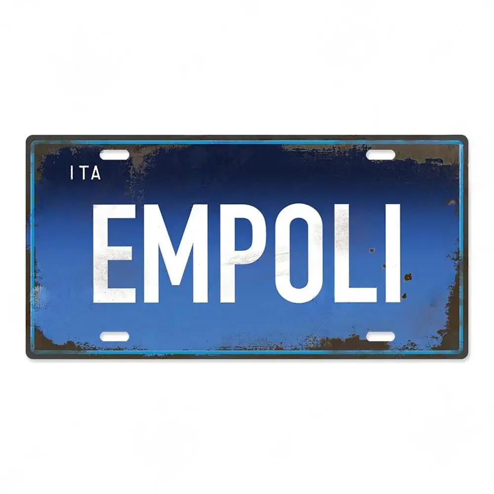 FJ Decor Italy City Metal Tin SignS Licenses Plate Plaque Vintage Wall Ari for Pub Club Man Decors