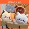 Cute Jinnew Meow Meow Cat Keychain Plush Charms With Pressing Will Make A Sound