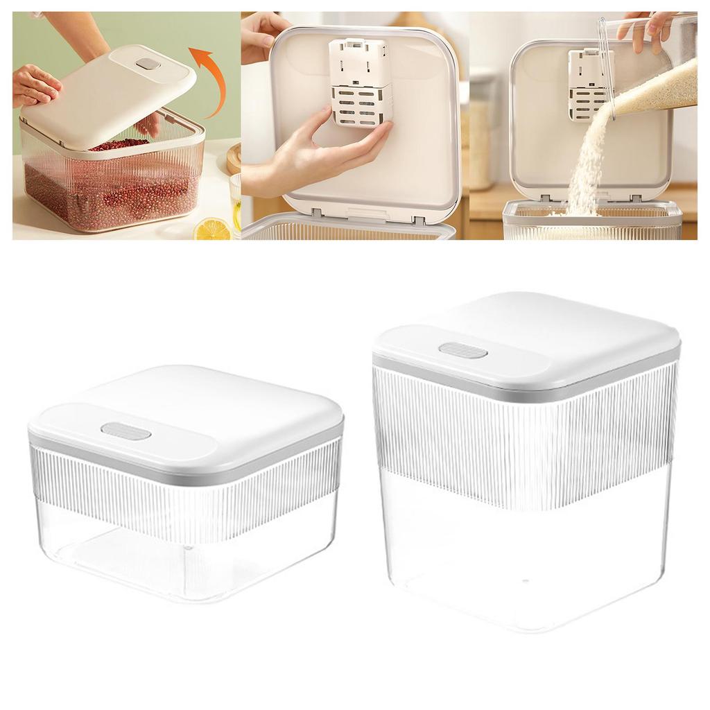 Household Storage Bin Multi Use Container, Dog Food Container Grain Box, Organizer Tank Rice