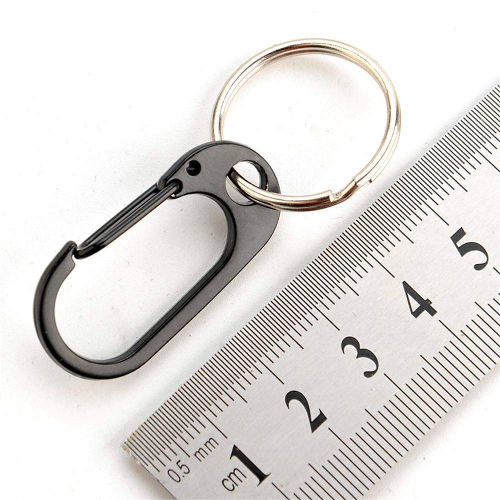 Zinc Alloy Outdoor Climbing  Hook Carabiner D-ring Keychain Clip Equipment Supplies