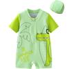 Minibala Kids UPF50+ Sun Protection One-Piece Swimsuit with Cap