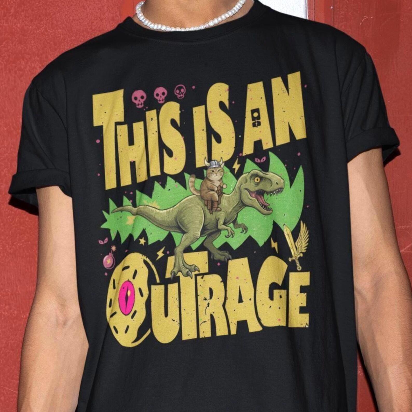 This Is An Outrage Shirt - Princess Donut and Mongo,Dungeon Crawler Carl Tshirt,Fantasy Bookish 3XL