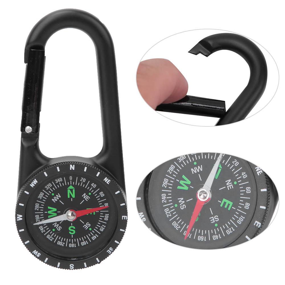 Carabiner , Zinc Alloy, with Graduated , Outdoor Navigation Tools, Compact and Lightweight, for Hiking, Camping, Outdoor Activities