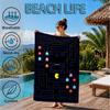 colorful game Adventure Beach Towel, Microfiber Beach Towel, Perfect For Pool, Beach, Travel, Home Decor Beach Party Fan gifts